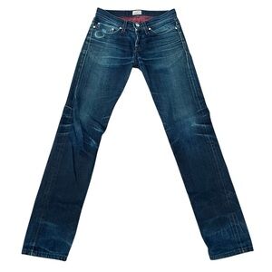 Naked and Famous Jeans Men’s 29X34 Weird Guy Red Weft Selvedge Denim